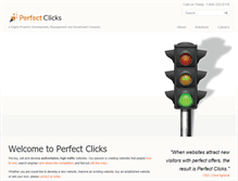Tablet Screenshot of perfectclicks.com